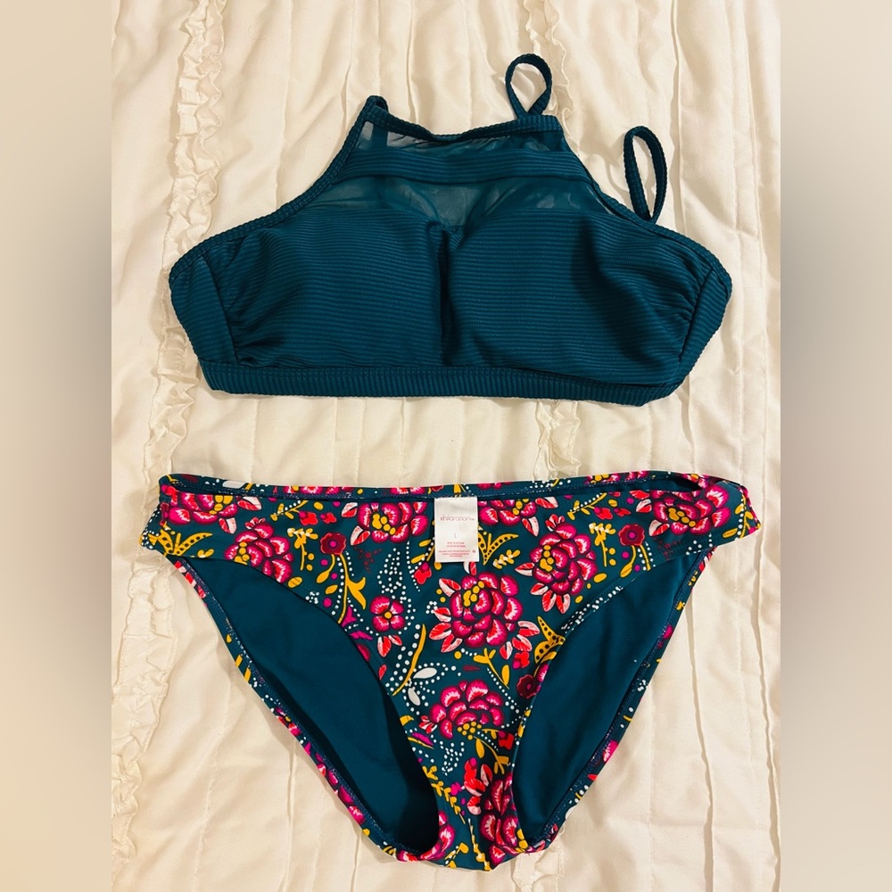 Xhiliration target brand swimsuit size large